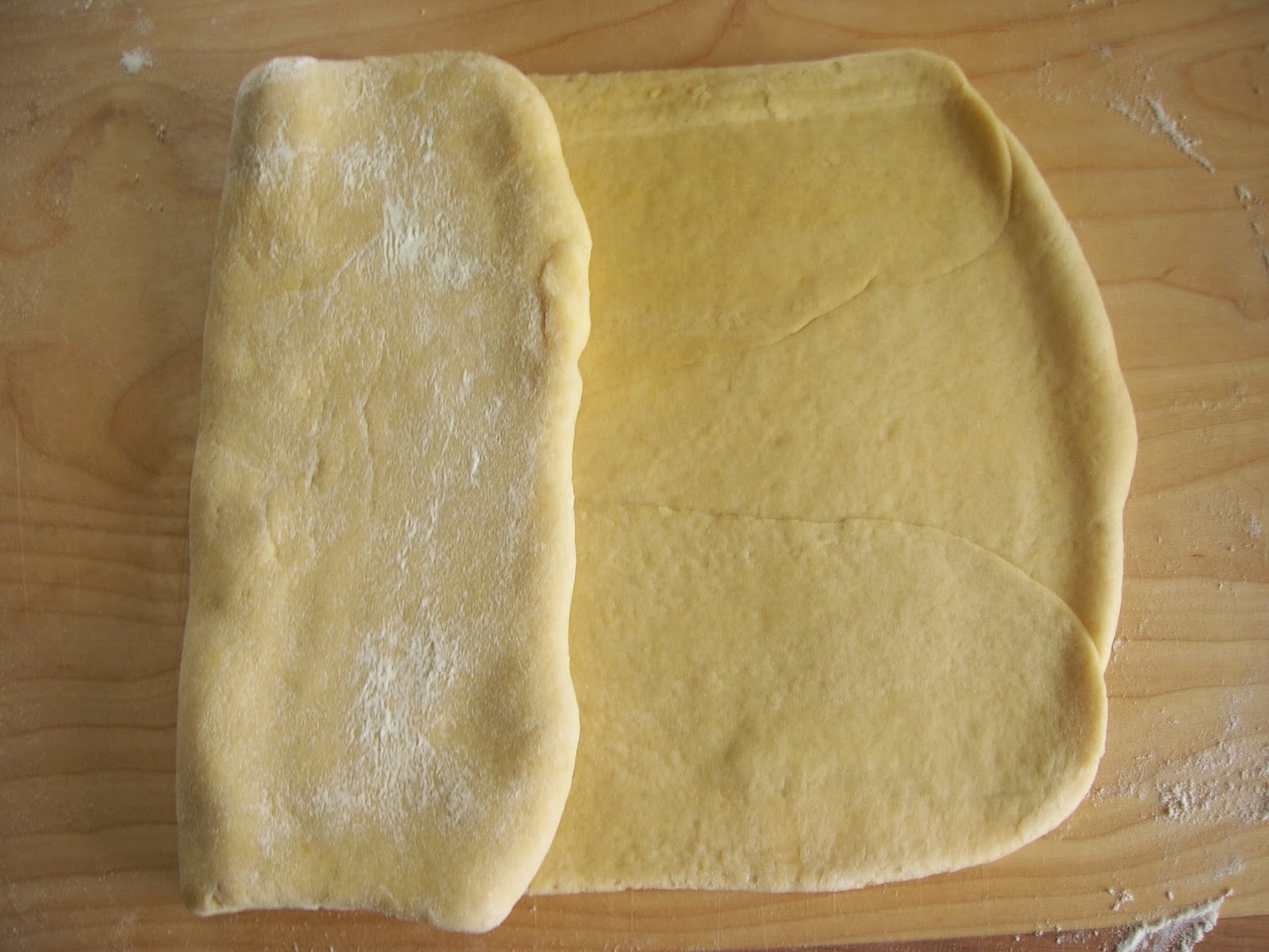 Danish pastry - składanie, krok 2