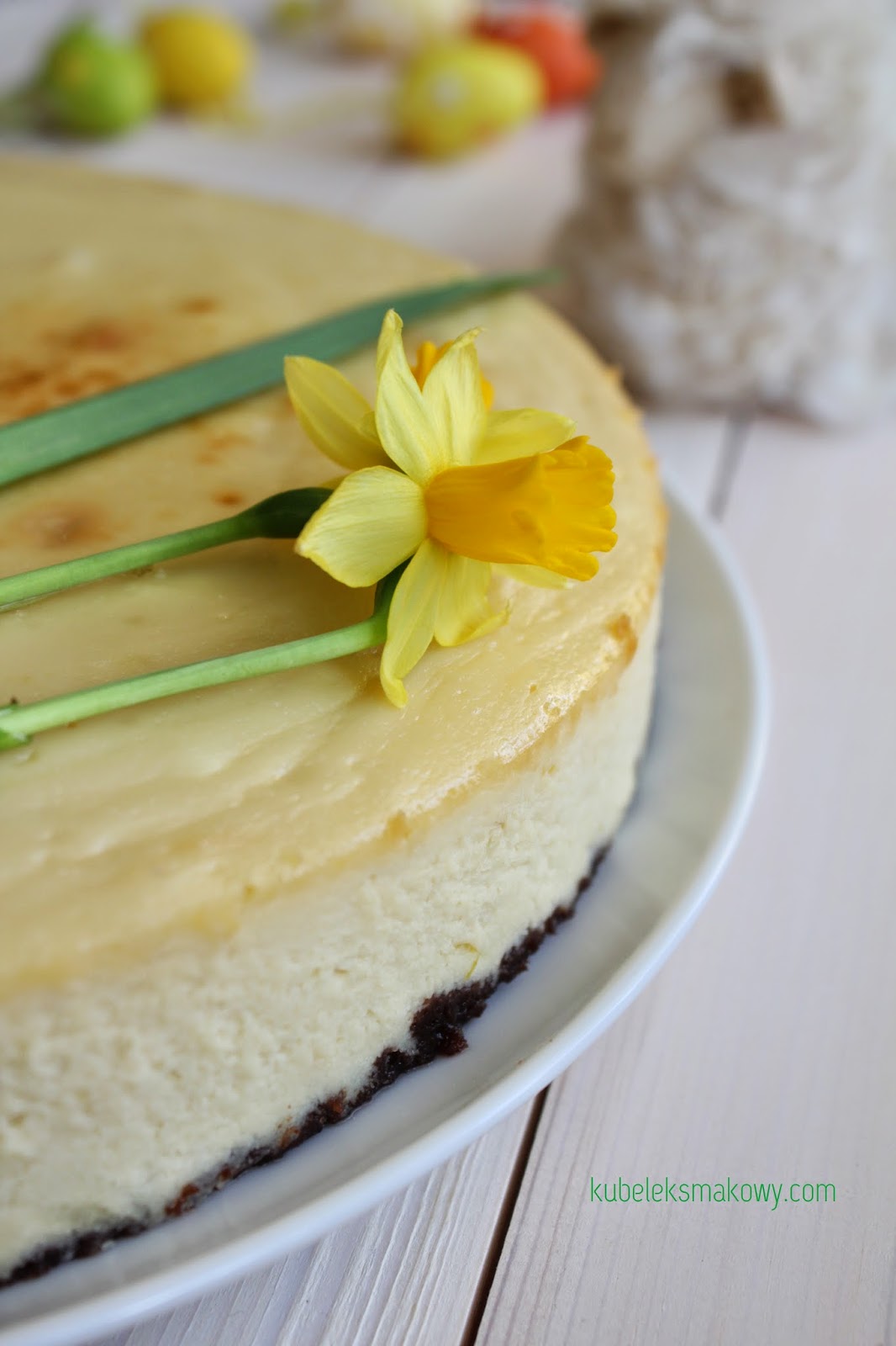 kremowy sernik ze skórką pomarańczową - przepis