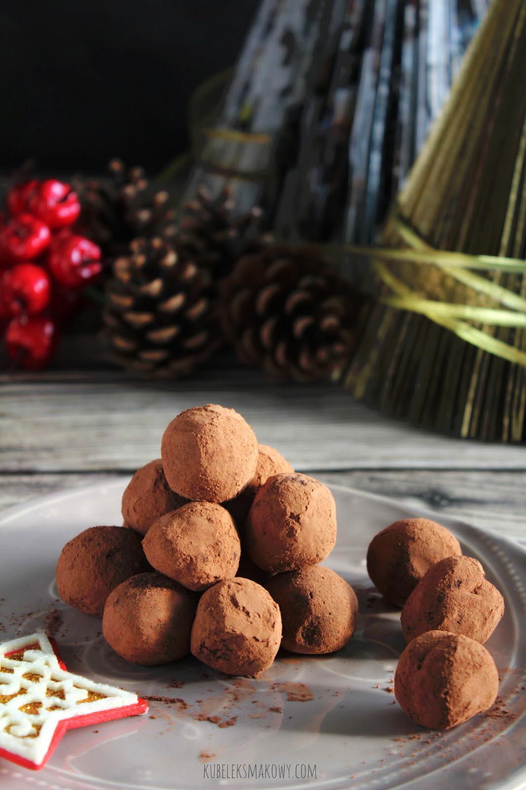 proste domowe czekoladowe pralinki - przepis